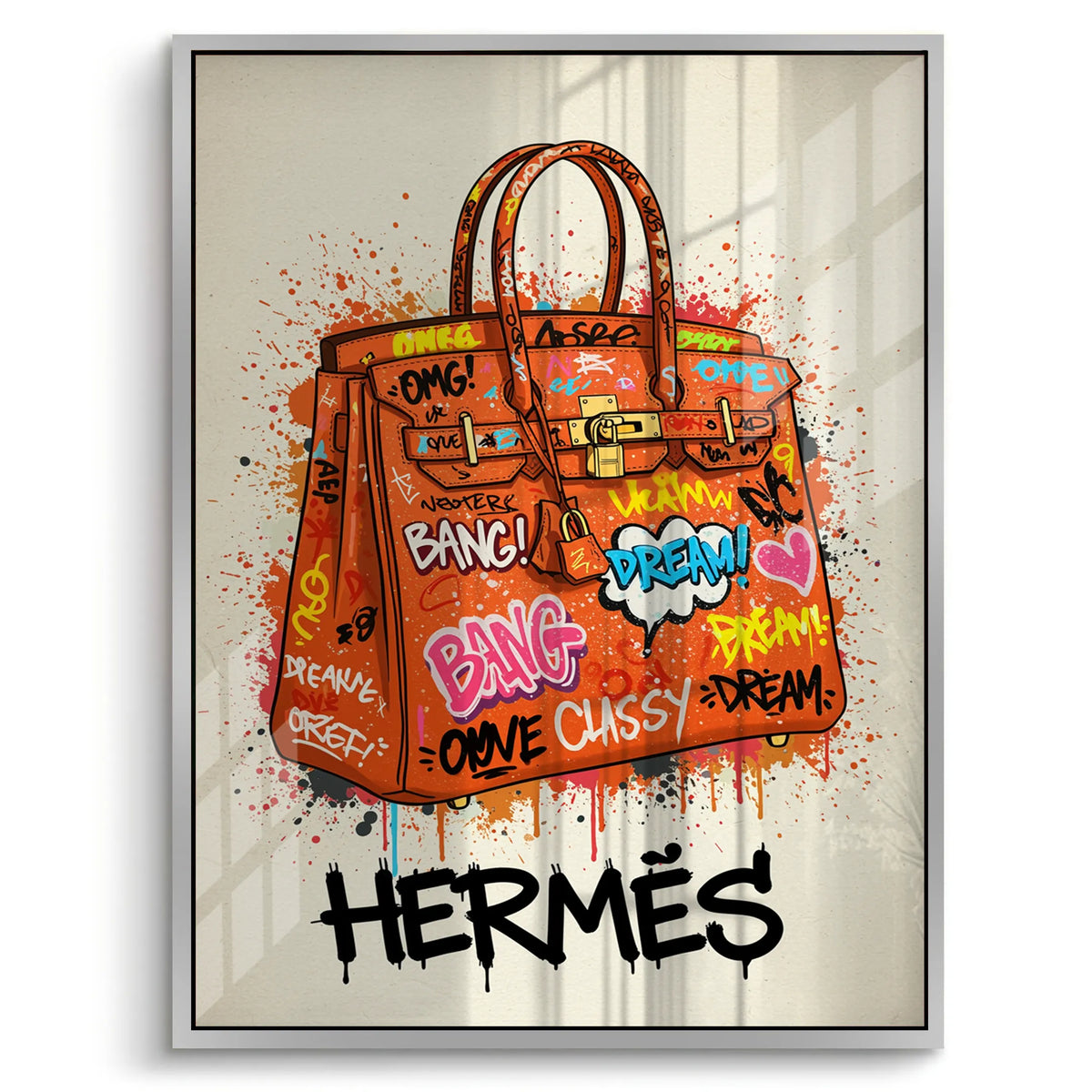 Hermès Reimagined - Acrylic - Jasmineart.ae