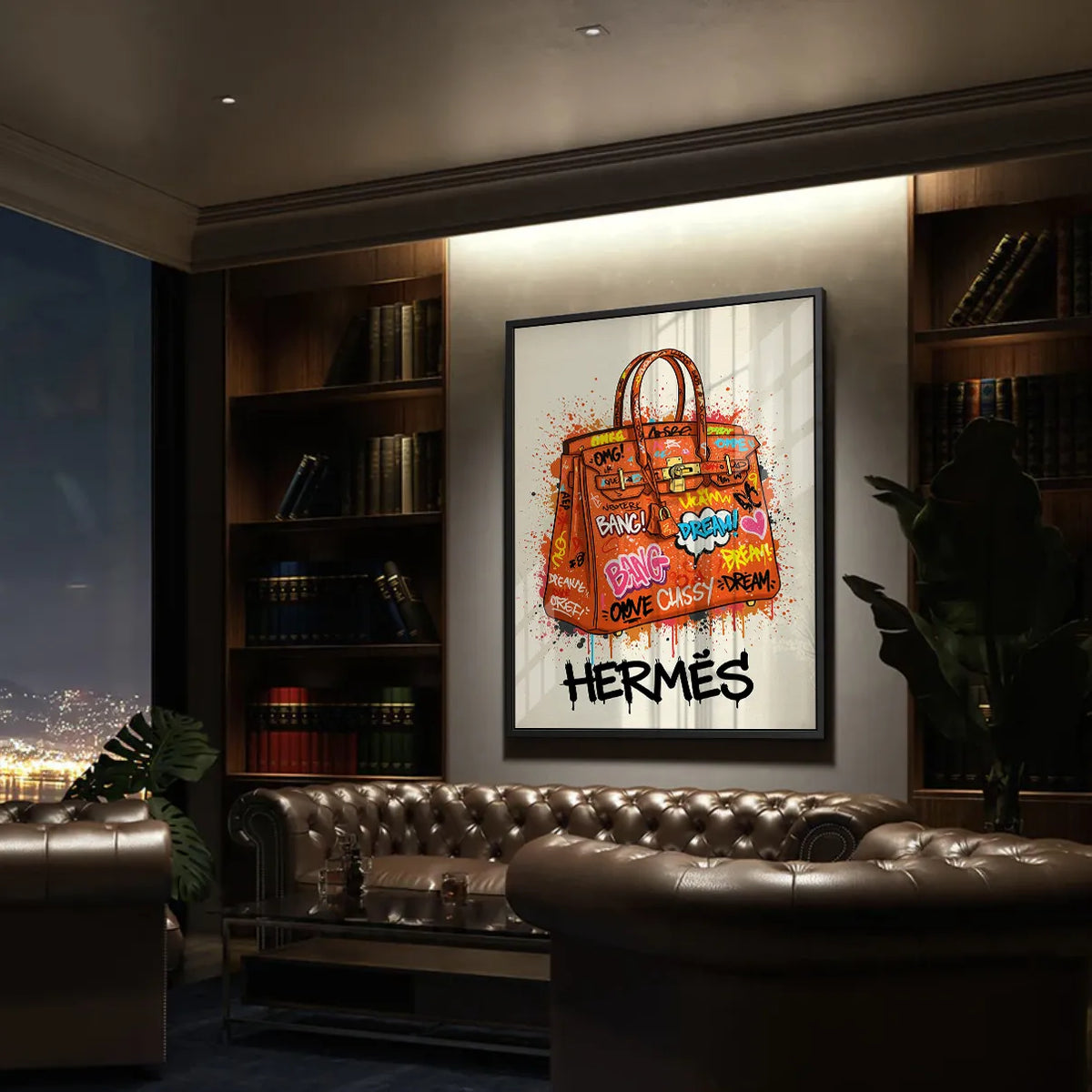 Hermès Reimagined - Acrylic - Jasmineart.ae