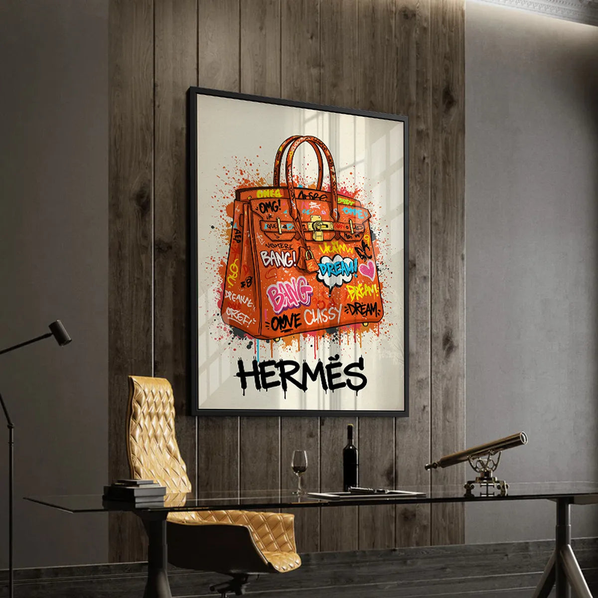 Hermès Reimagined - Acrylic - Jasmineart.ae