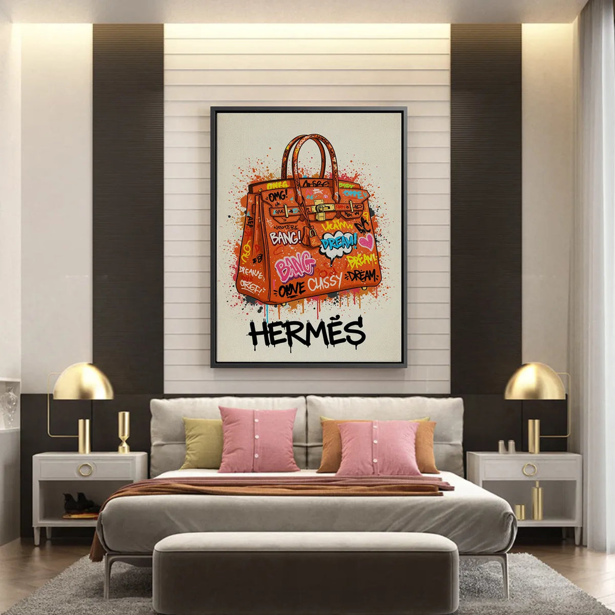 Hermès Reimagined - Canvas - Jasmineart.ae