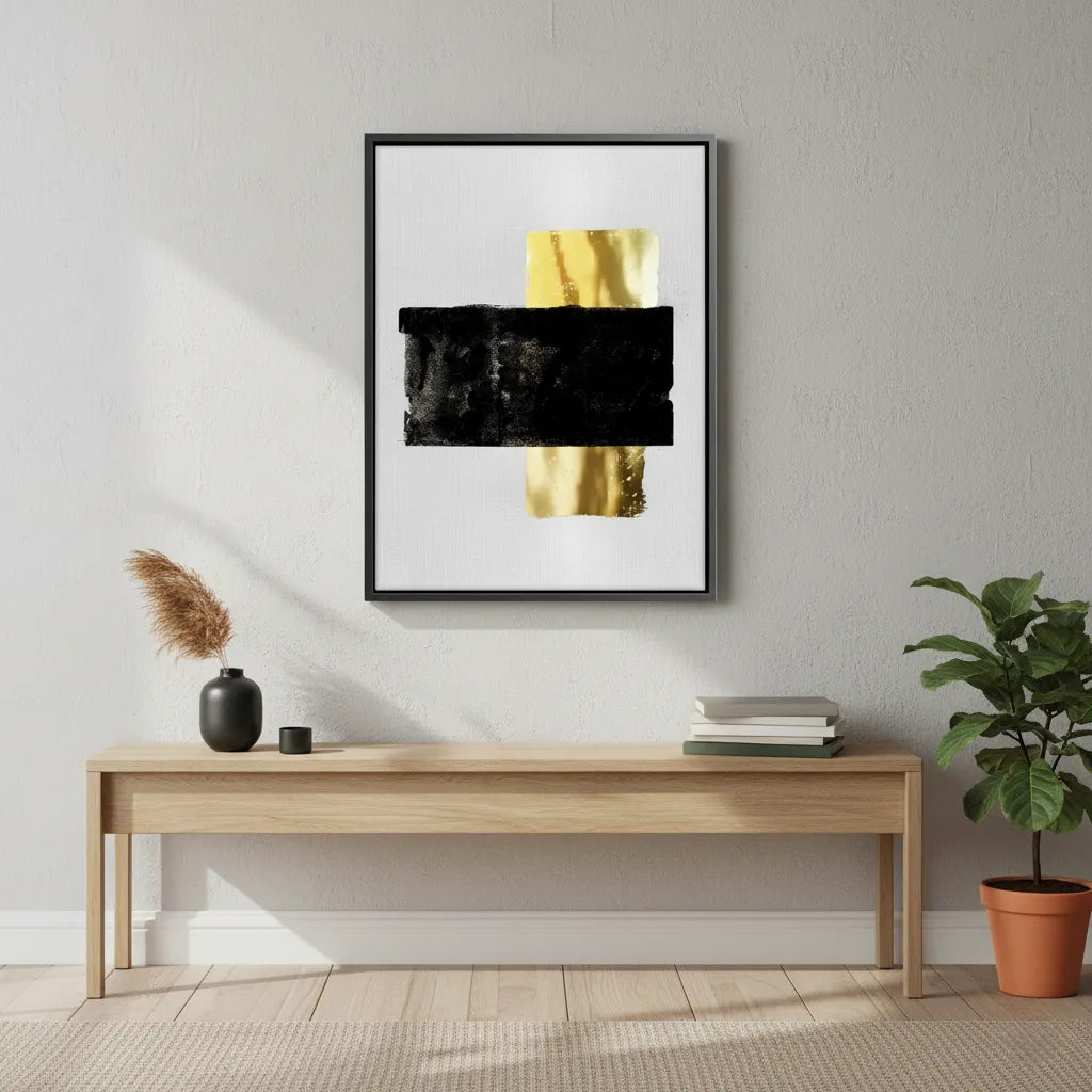 High Contrast Modern - Canvas - Jasmineart.ae