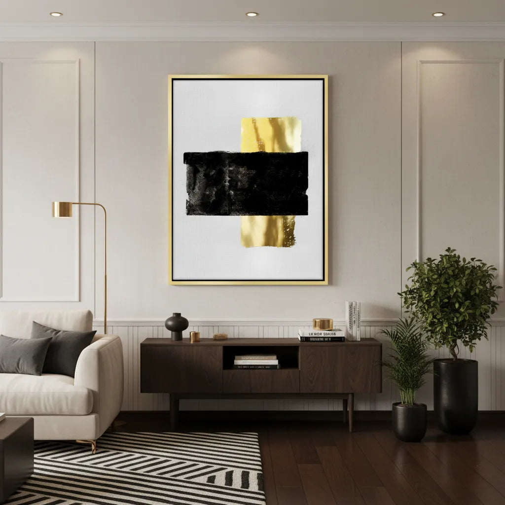 High Contrast Modern - Canvas - Jasmineart.ae