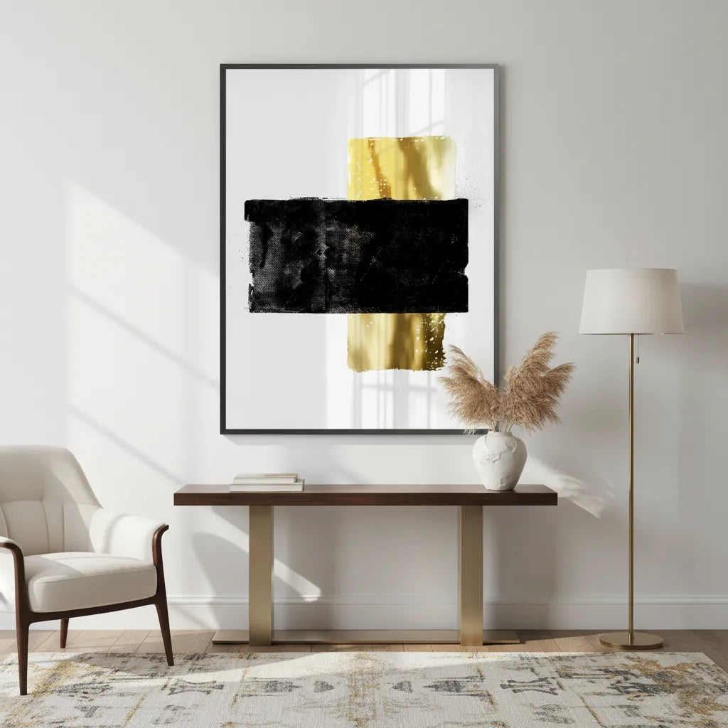 High Contrast Modern - Fine Art - Jasmineart.ae