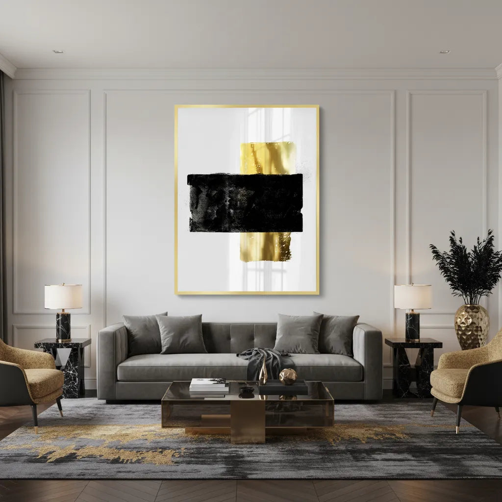 High Contrast Modern - Fine Art - Jasmineart.ae