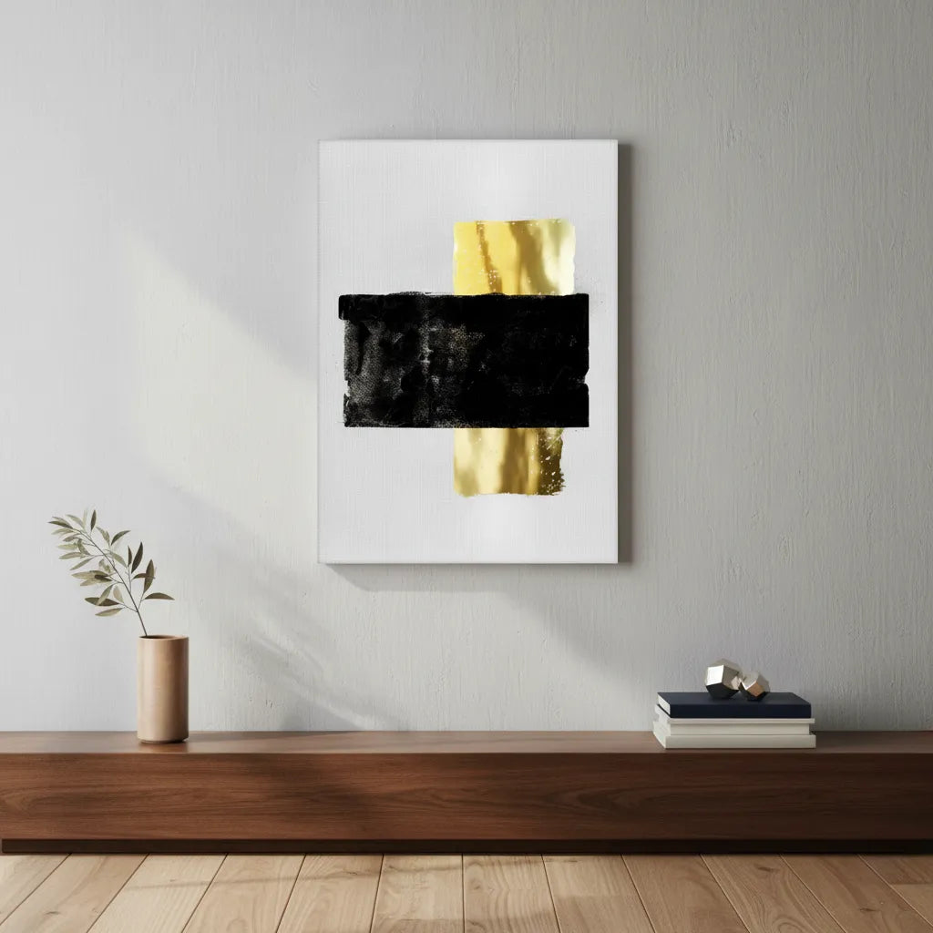 High Contrast Modern - Canvas - Jasmineart.ae
