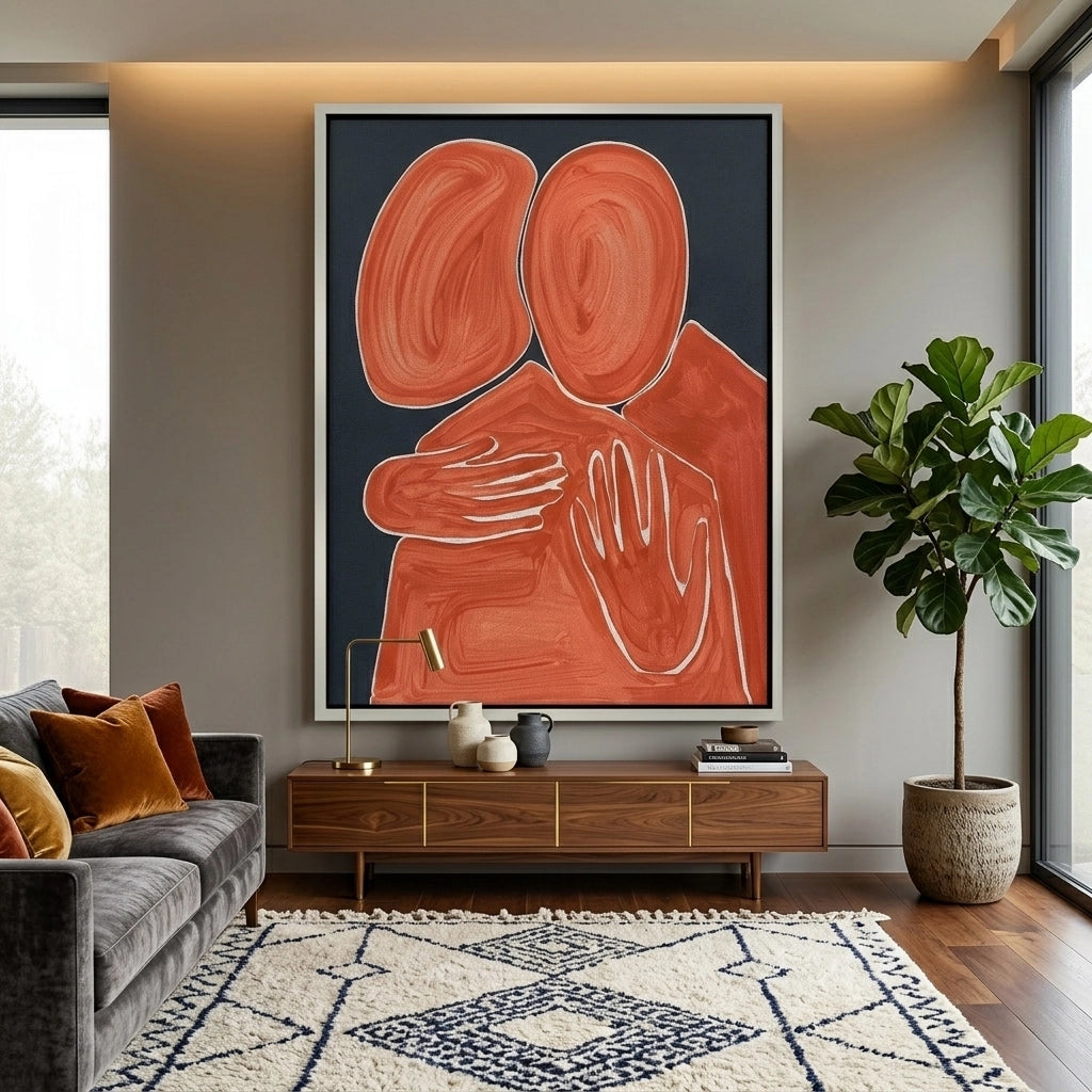 2Holding Close - Canvas