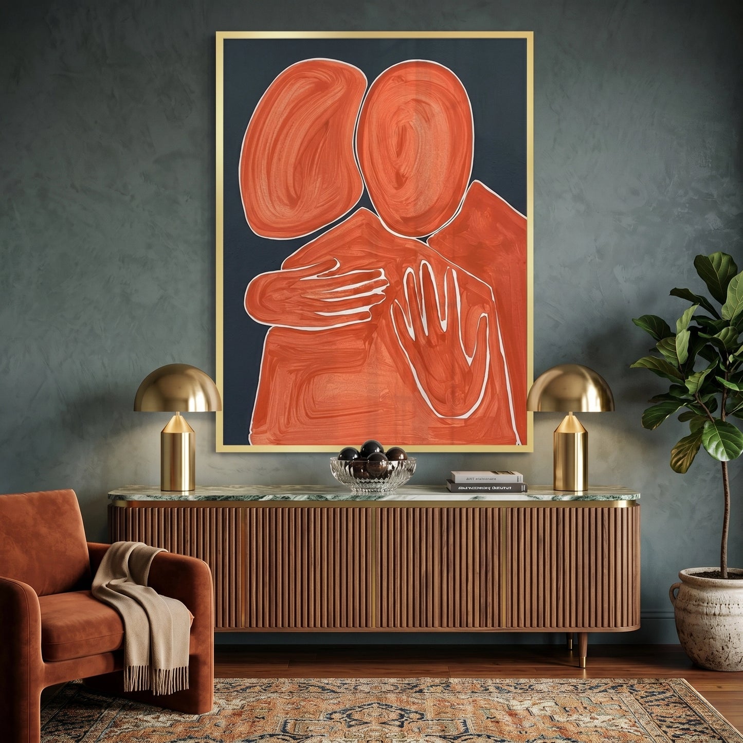 2Holding Close - Fine Art