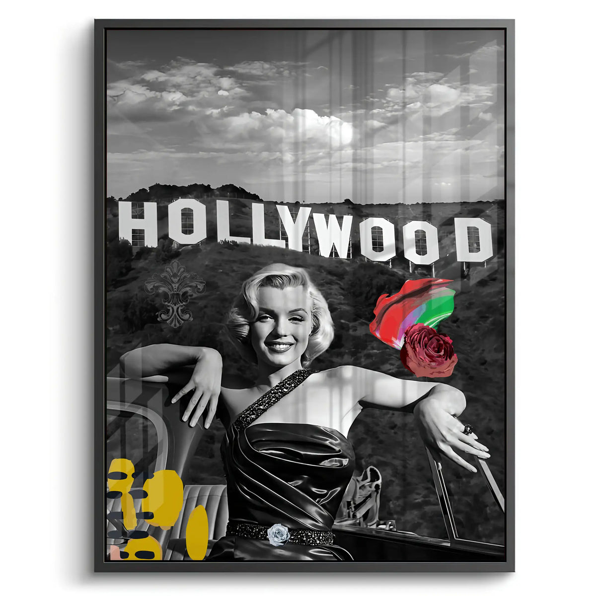 Hollywood Glam - Acrylic - Jasmineart.ae