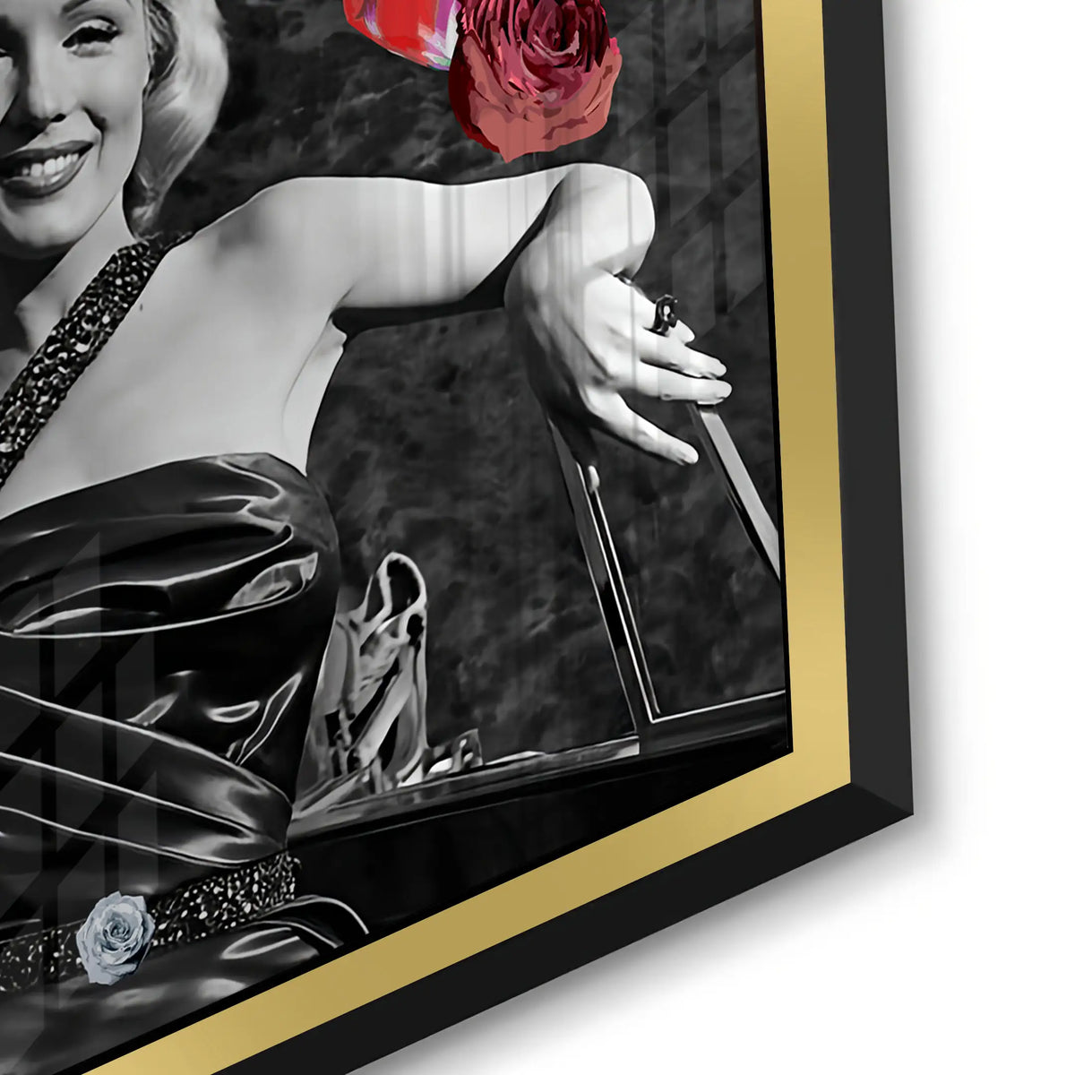 Hollywood Glam - Acrylic - Jasmineart.ae
