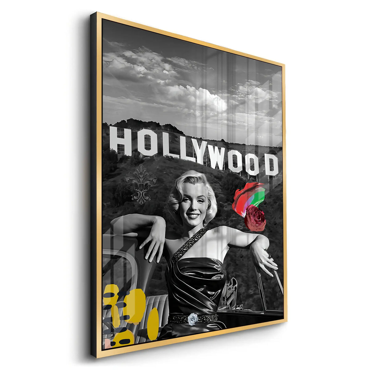 Hollywood Glam - Acrylic - Jasmineart.ae