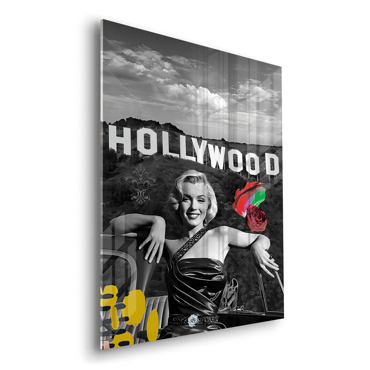 Hollywood Glam - Acrylic - Jasmineart.ae