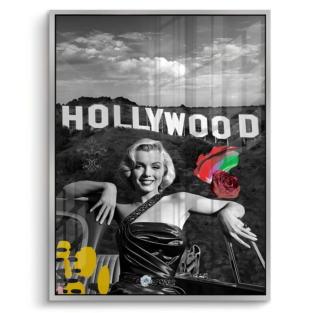 Hollywood Glam - Acrylic - Jasmineart.ae