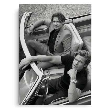Hollywood Legends Monochrome Luxury - Canvas