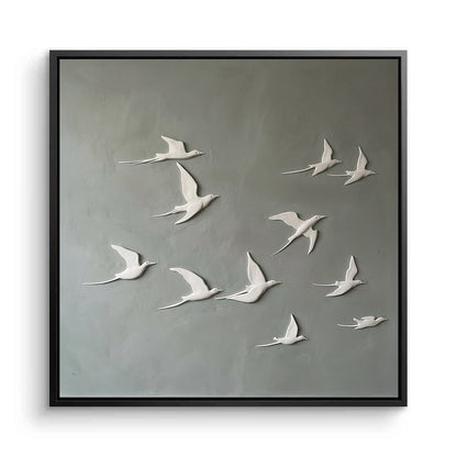 Horizon Wings abstract wall art with soft gradients and wing-inspired shapes for UAE home décor