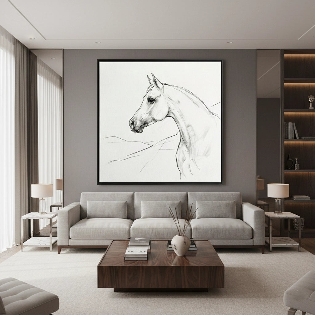 2Horse Painting #H550