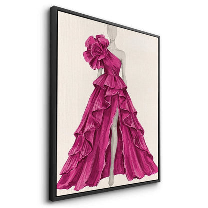 Hot Pink Gown - Canvas