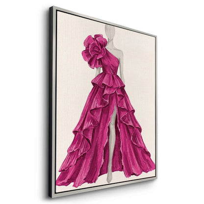 Hot Pink Gown - Canvas