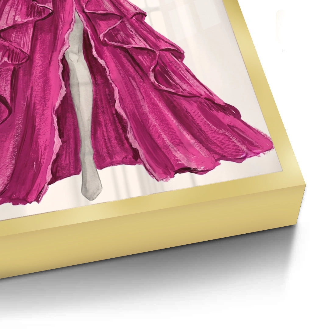 2Hot Pink Gown - Fine Art