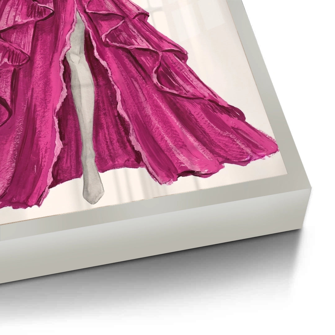 2Hot Pink Gown - Fine Art