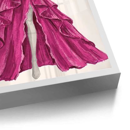 Hot Pink Gown - Fine Art