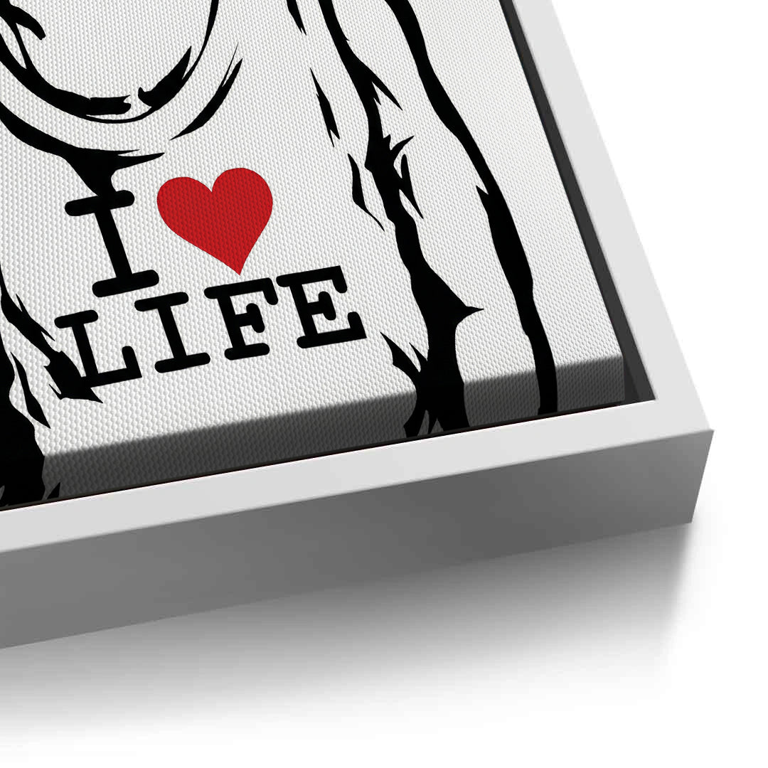 2I Love Life - Canvas