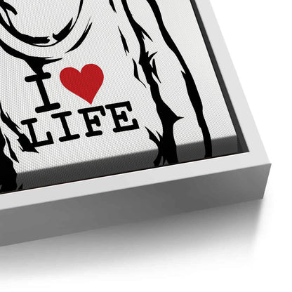 I Love Life - Canvas