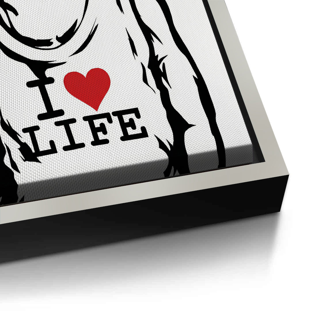 2I Love Life - Canvas