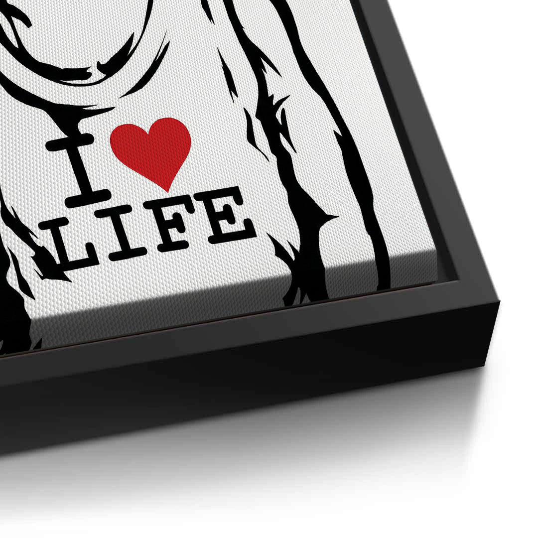 2I Love Life - Canvas