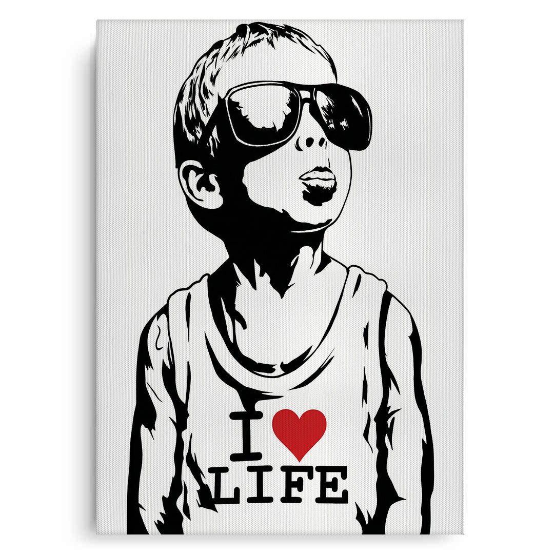 2I Love Life - Canvas