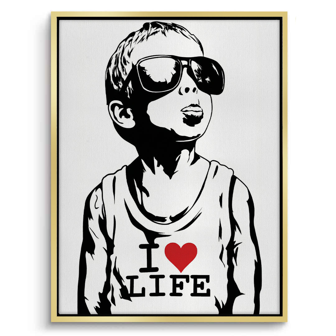 2I Love Life - Canvas