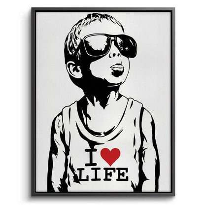 I Love Life - Canvas