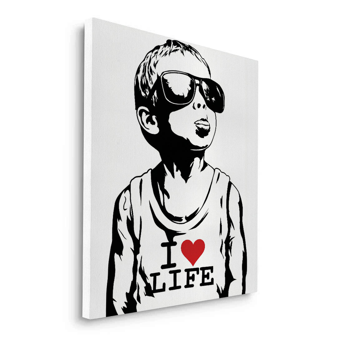 2I Love Life - Canvas