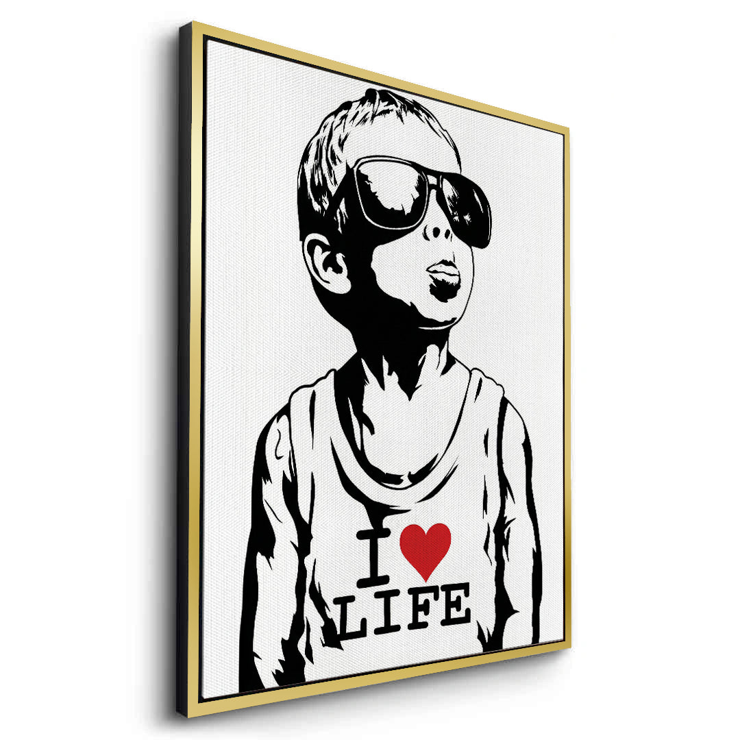 2I Love Life - Canvas