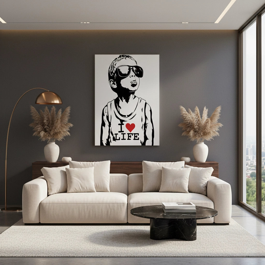 2I Love Life - Canvas