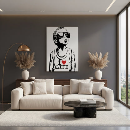 I Love Life - Canvas