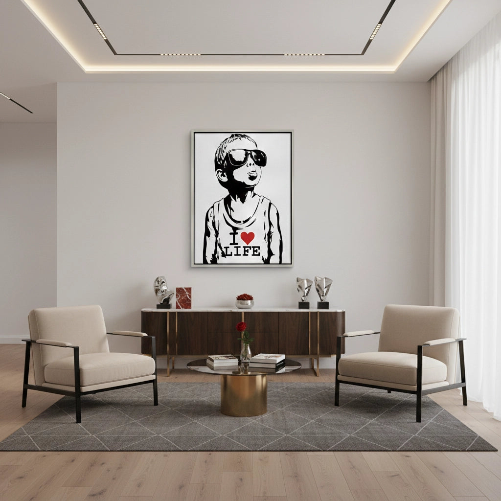 I Love Life - Canvas