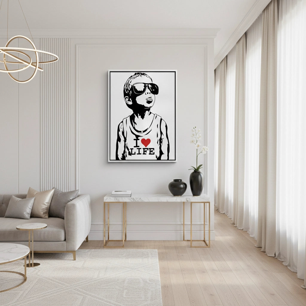 I Love Life - Canvas