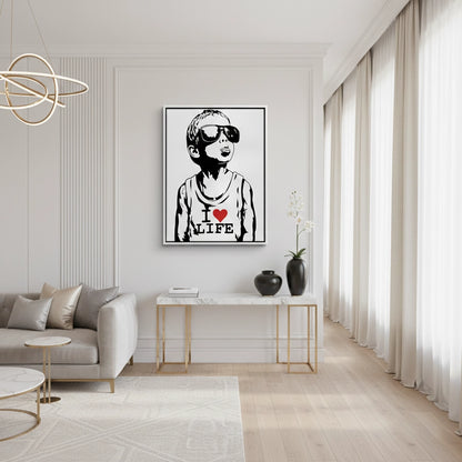 I Love Life - Canvas