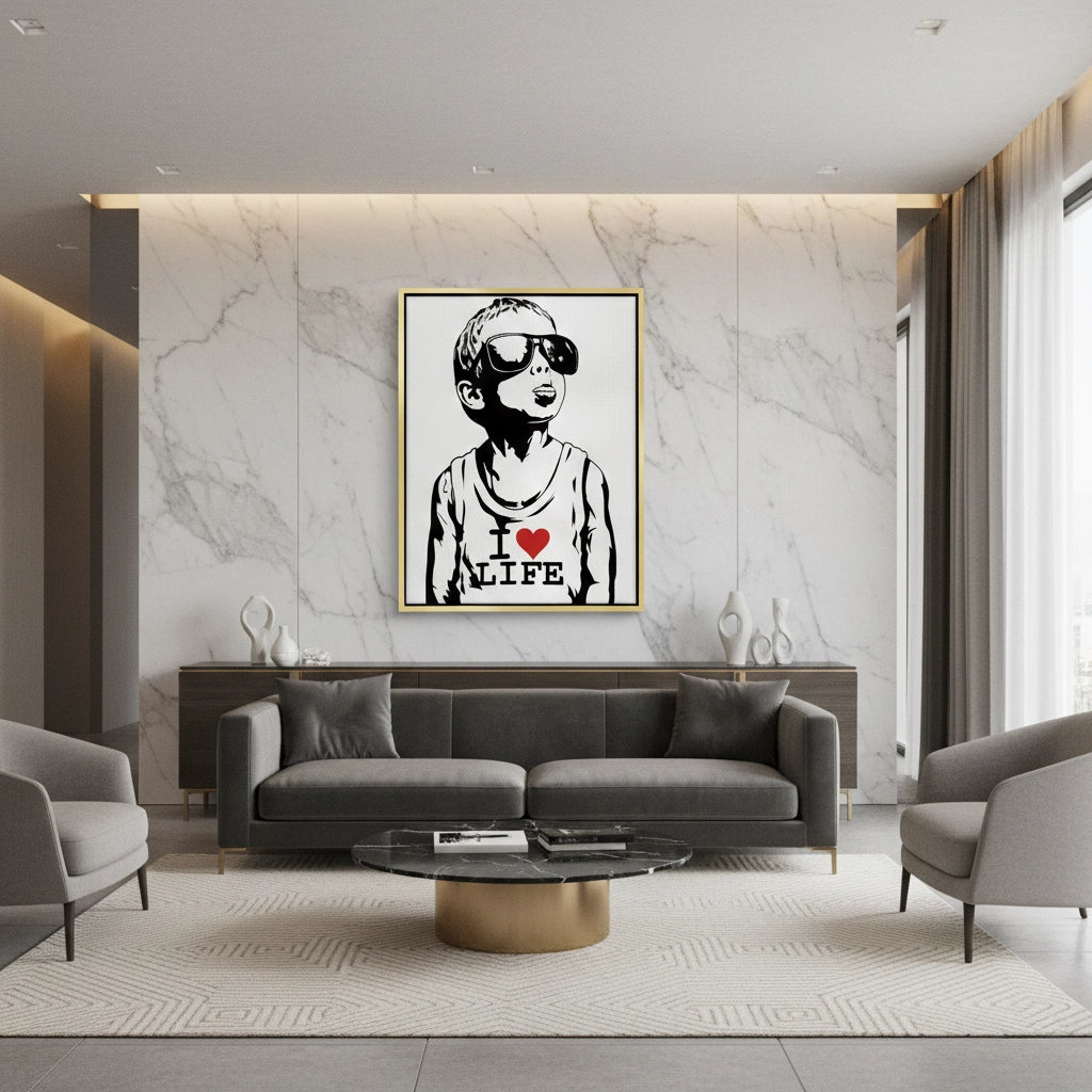 I Love Life - Canvas