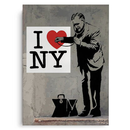 I Love NY - Canvas