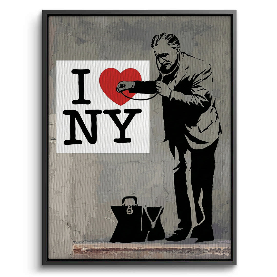2I Love NY - Canvas