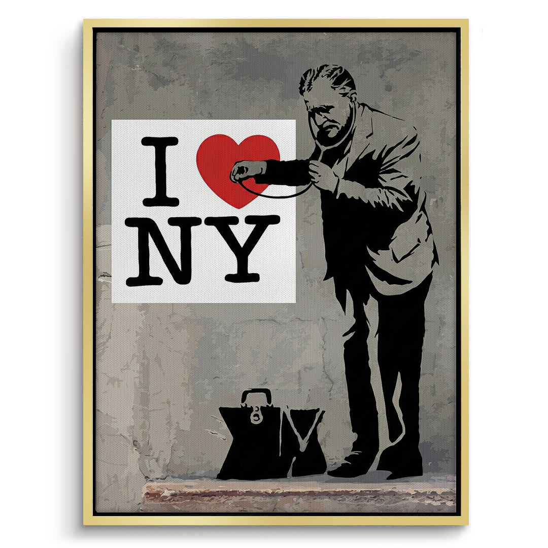 2I Love NY - Canvas