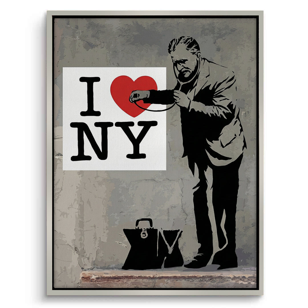 2I Love NY - Canvas