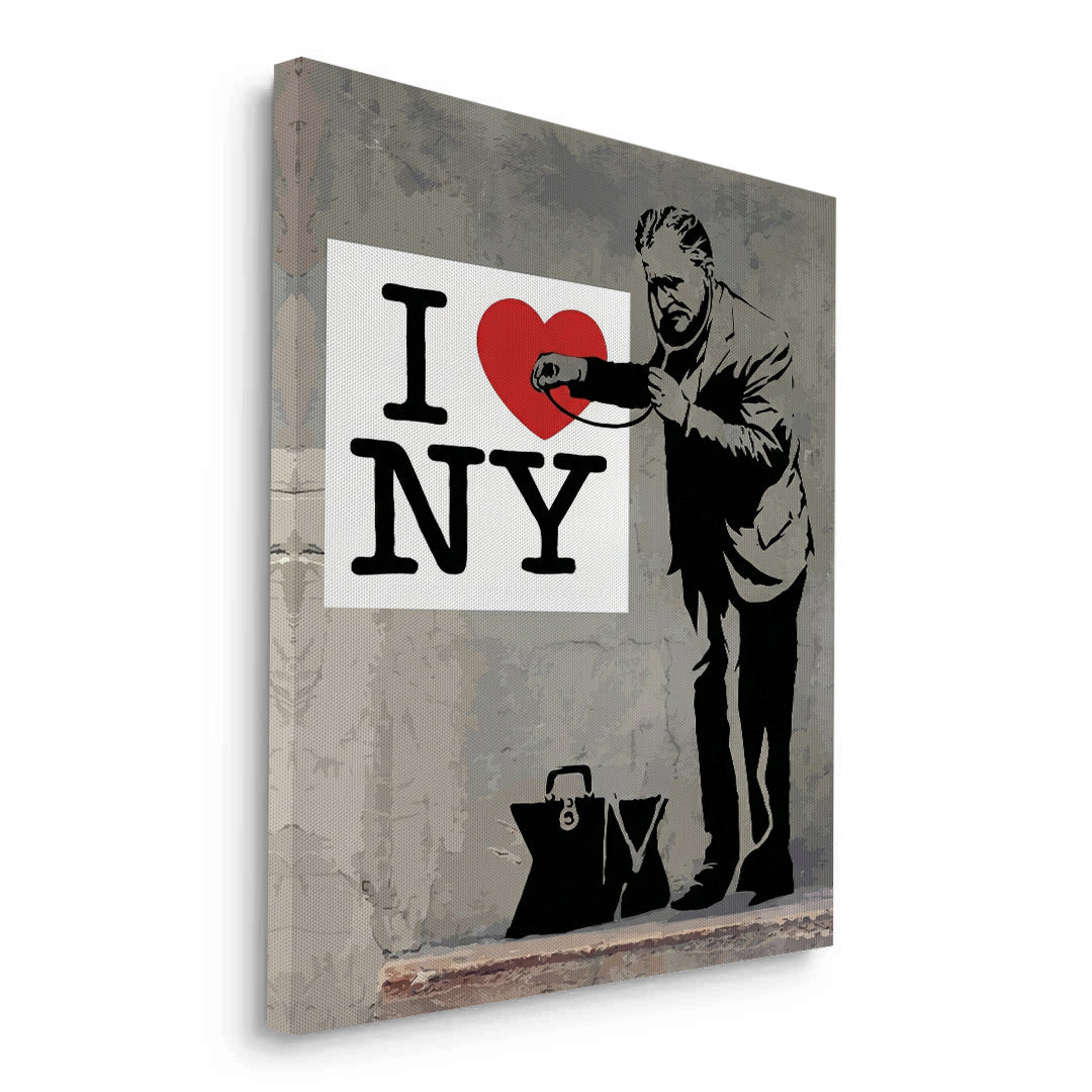 2I Love NY - Canvas