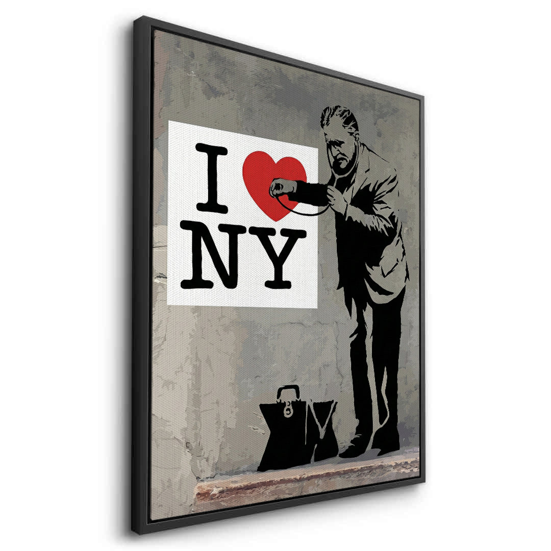 2I Love NY - Canvas