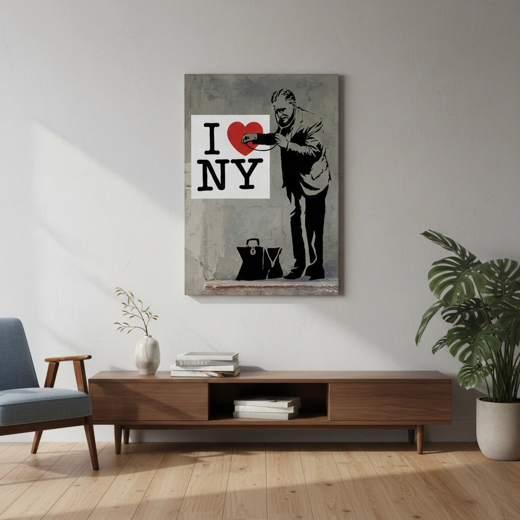 2I Love NY - Canvas
