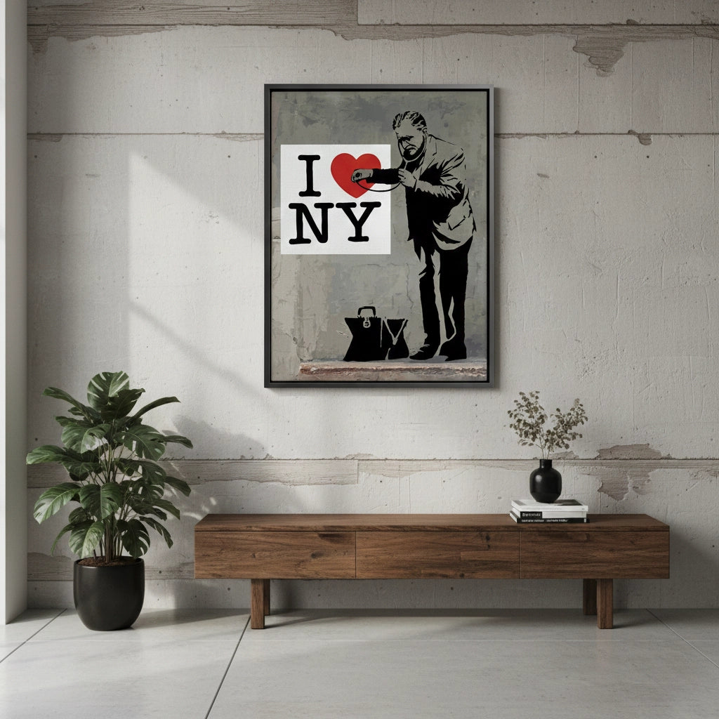 2I Love NY - Canvas