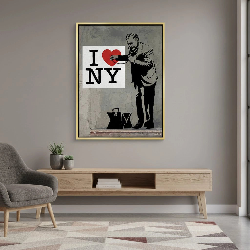 2I Love NY - Canvas
