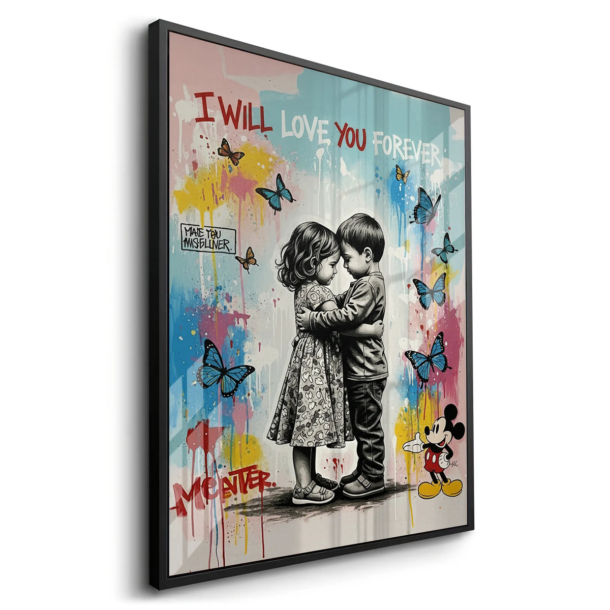 I Will Love You Forever - Acrylic - Jasmineart.ae