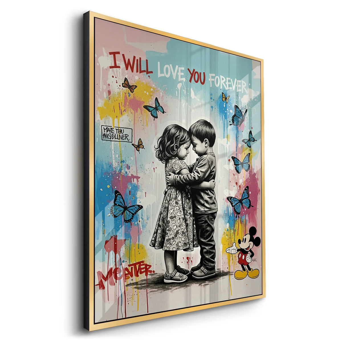 I Will Love You Forever - Acrylic - Jasmineart.ae